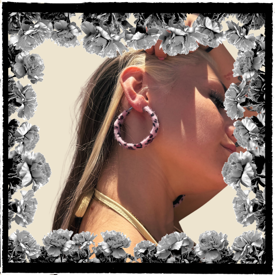 AROS LEOPARDO ATERCIOPELADOS MARRÓN