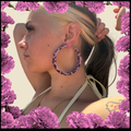 AROS LEOPARDO ATERCIOPELADOS ROSA