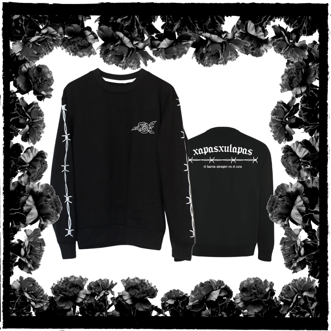 Sudadera ROSA Alambres
