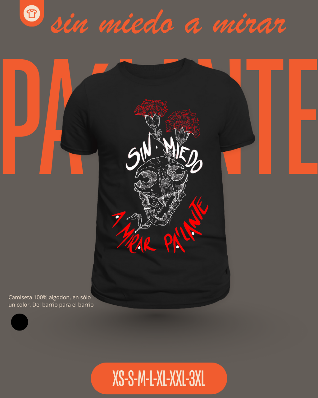 Camiseta SIN MIEDO