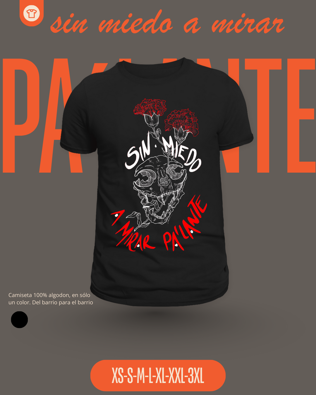 Camiseta SIN MIEDO