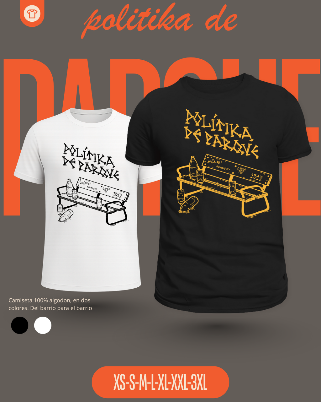 Camiseta POLÍTIKA DE PARQUE