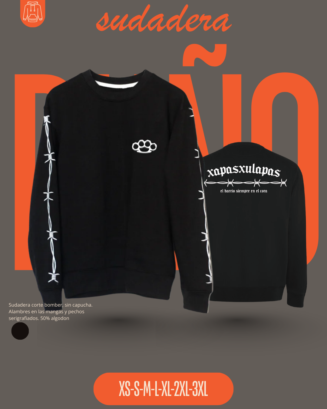 Sudadera PUÑO AMERICANO